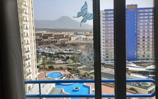 Estudio en Playa Paraíso con vista al mar, al Teide y al Roque del Conde