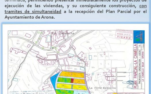 Suelos urbanos en Arona en el plan parcial La Camella baja