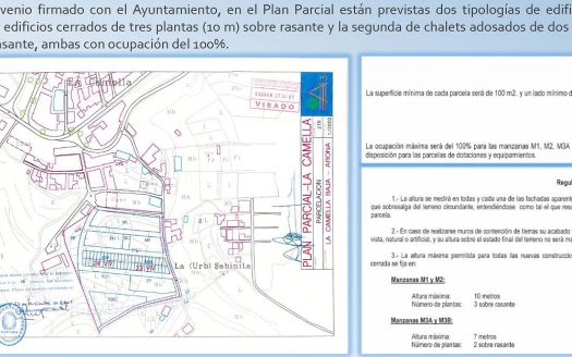 Suelos urbanos en Arona en el plan parcial La Camella baja